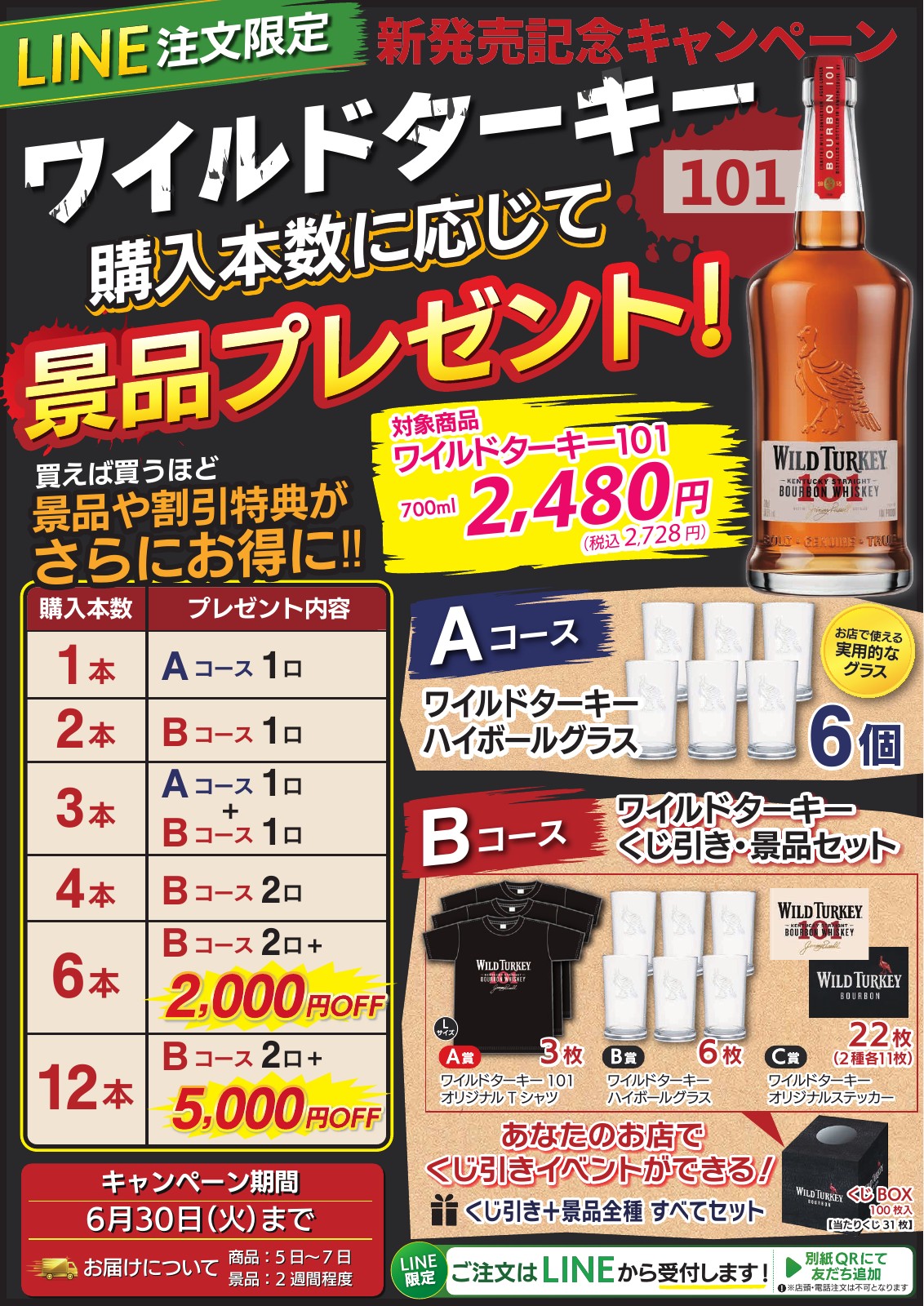 ワイルドターキー101｜店頭イベント企画